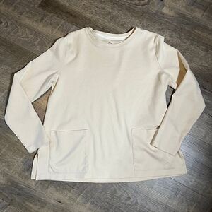 Isaac Mizrahi Live Pocket Front Top Women's Medium